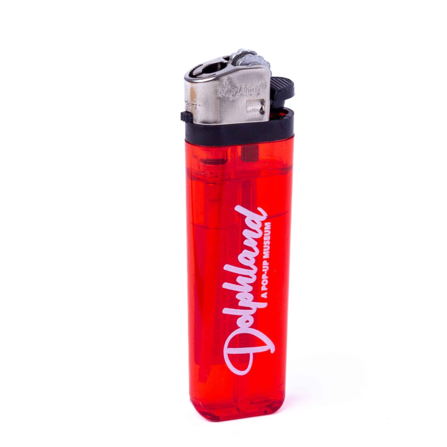 Custom Printed Lighters Wholesale Disposable Lighters Transparent Red
