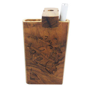 One Hitter Box with Laser Etched Marilyn Monroe Theme and FREE 3" Reusable Aluminum Cigarette