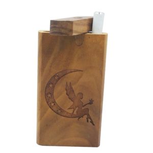 Laser Etched One Hitter Box with Fairy & Moon Theme fairy_and_moon_one_hitter_box