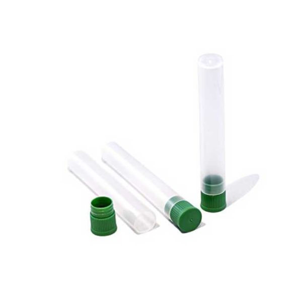 clear doob tube dry storage for herb joints sample