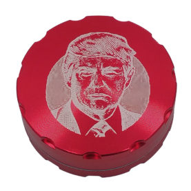 2Piece Trump Hemp Grinder in Red