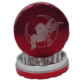 Moon Fairy red herb grinder