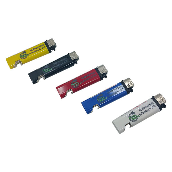 custom lighters with bottle openers built in opaque sample assorted glass rootz