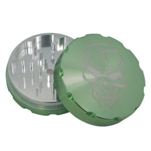 2 Piece Evil Skull Herb Grinder