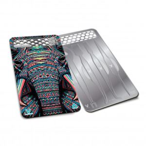 Elephant Dabit Card with Oil Tool