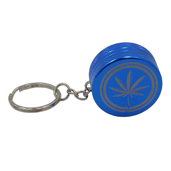 Mini Marijuana Stamp Keychain Grinder