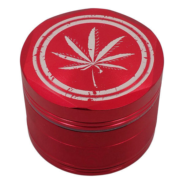 4 Piece Marijuana Stamp Hex Grinder