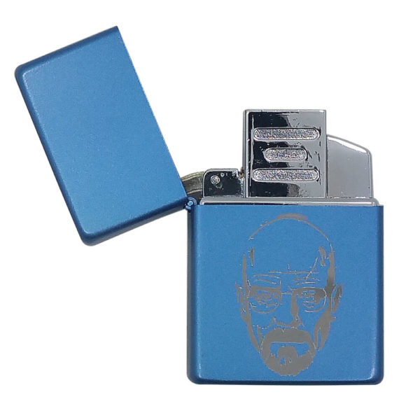 Walter White Metal Double Torch Lighter Blue