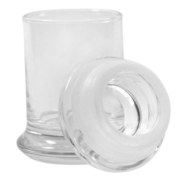 2.75 ounce blank stock glass stash jar storage container sample