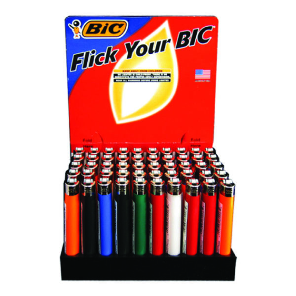 assorted bic lighter 50 pack custom order sample