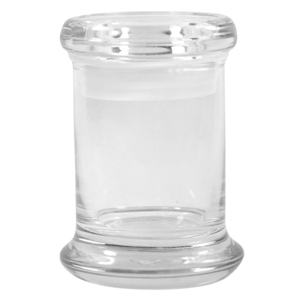 2.75 ounce glass stash jar for herb sample