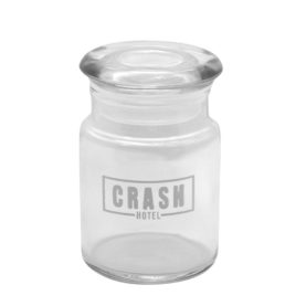 custom 4.5 ounce glass stash jar weed storage sample