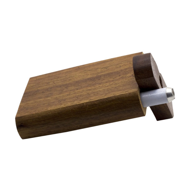 blank three inch wooden dugout with aluminum one hitter.