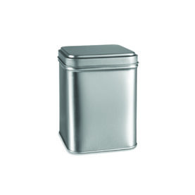 3.8 inch tall medium rectangular stash tin with slip top lid