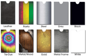 Stock Grinder card Sleeve Options