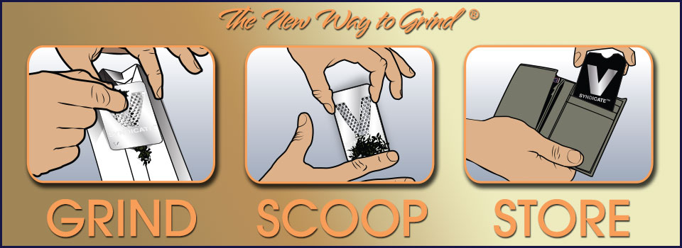 How to use a weed grinder card illustration