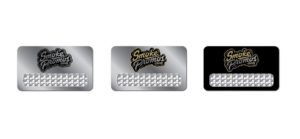Standard Horizontal Grinder card Decoration Options