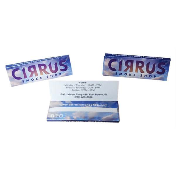 Custom 1/4 Rolling Papers for head shops