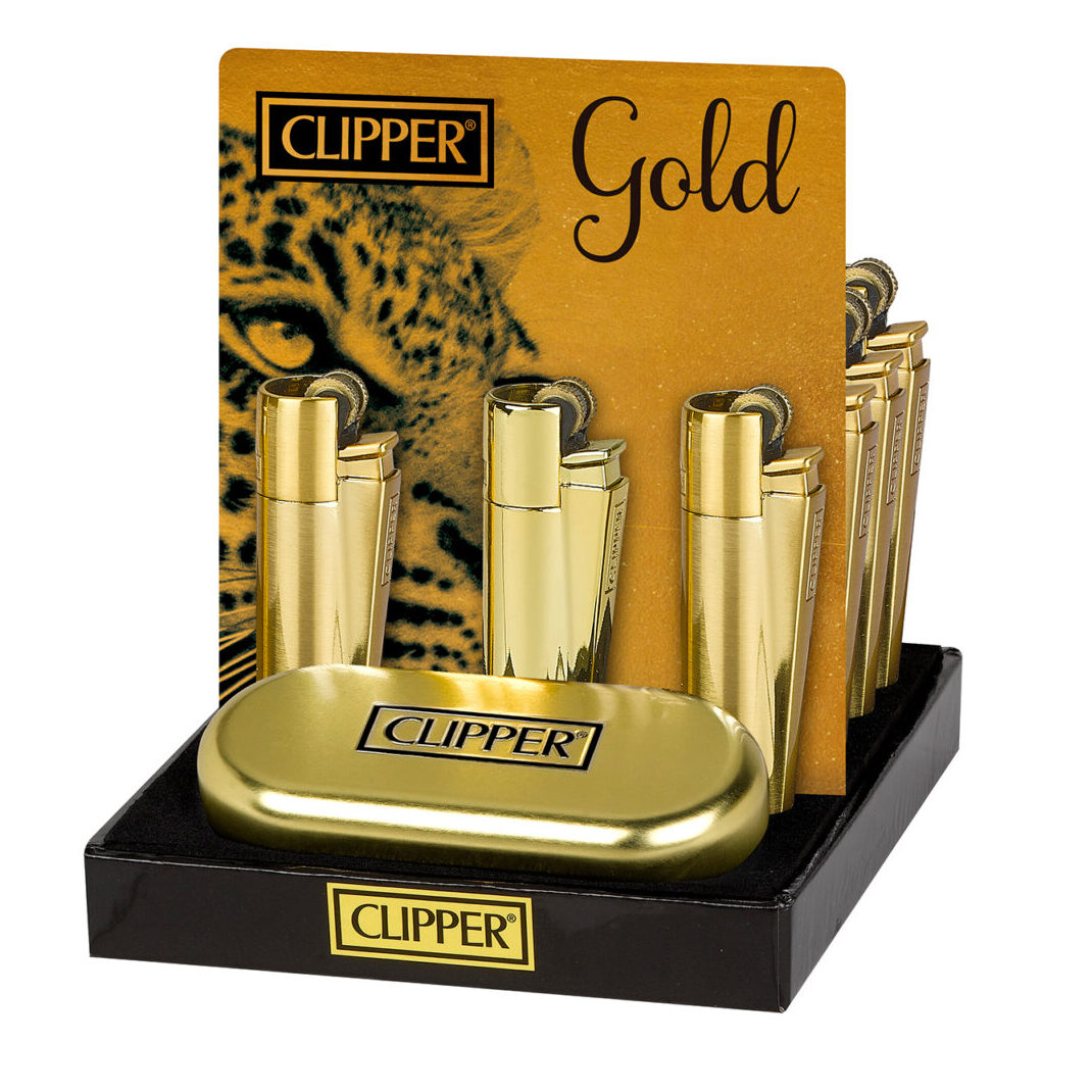 Personalised Metal Clipper Lighter, Comes in Gift Tin. 