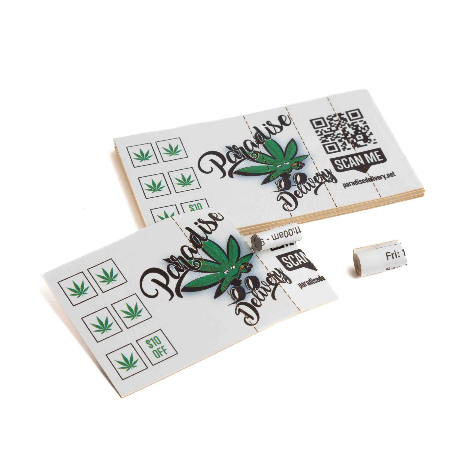 Filter Tip Business Cards Perforated for Cannabis Professionals